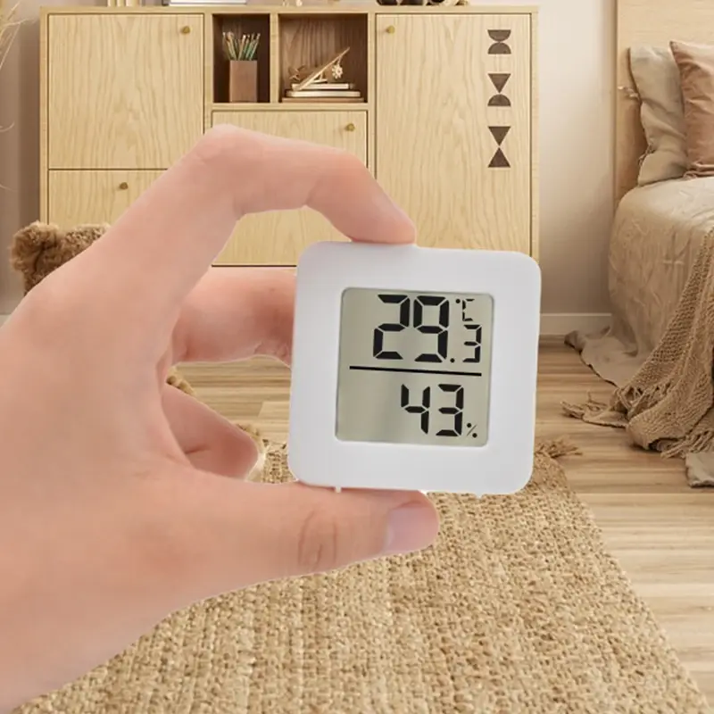 Thumbnail: Mini LCD Digital Thermometer Hygrometer Indoor Room Temperature Humidity Meter