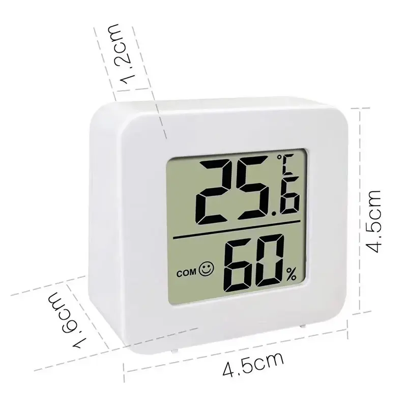 Thumbnail: Mini LCD Digital Thermometer Hygrometer Indoor Room Temperature Humidity Meter