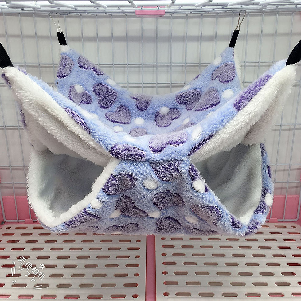 Thumbnail: Double-Layer Winter Hammock for Small Pets