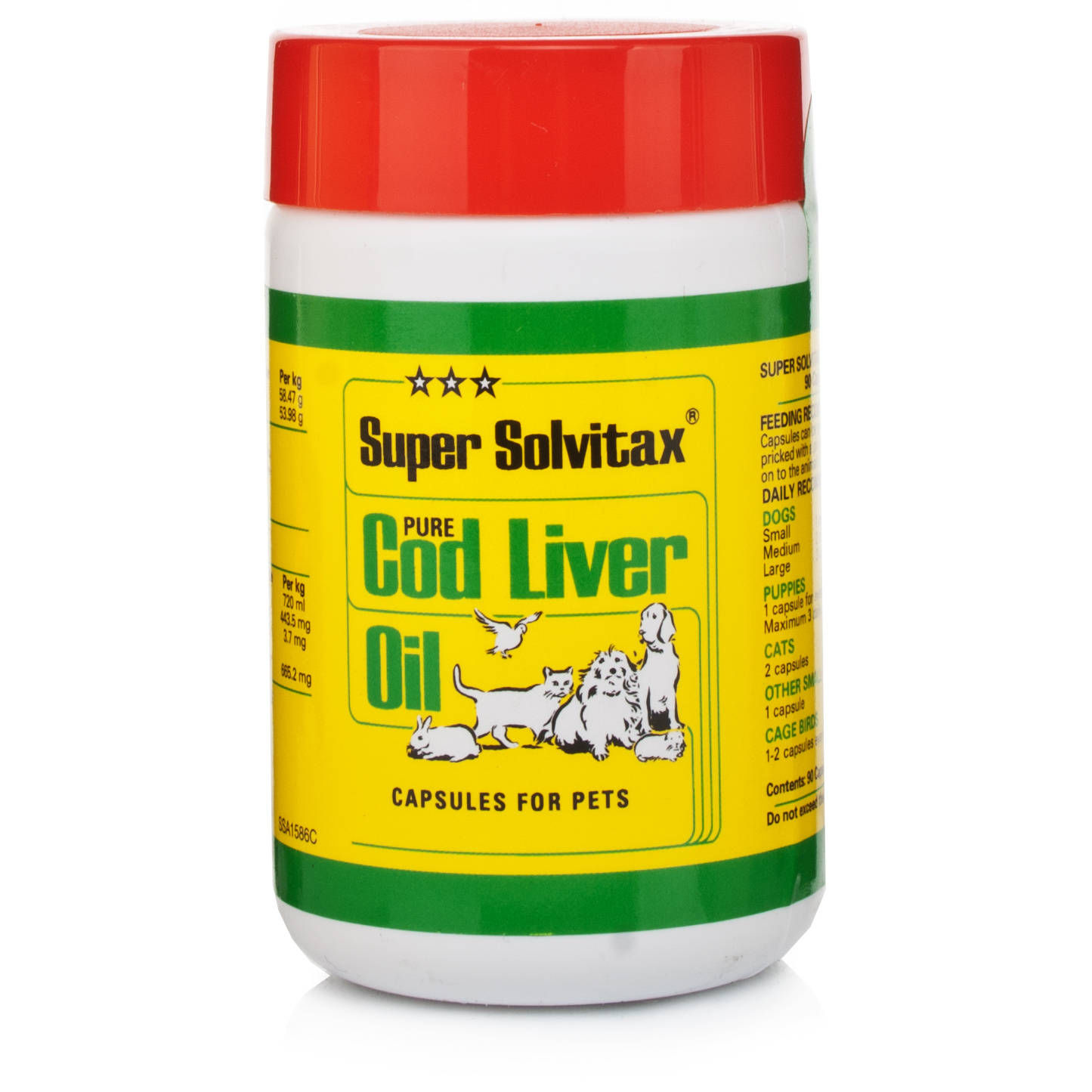 Super Solvitax Pure Cod Liver Oil (90 Capsules)
