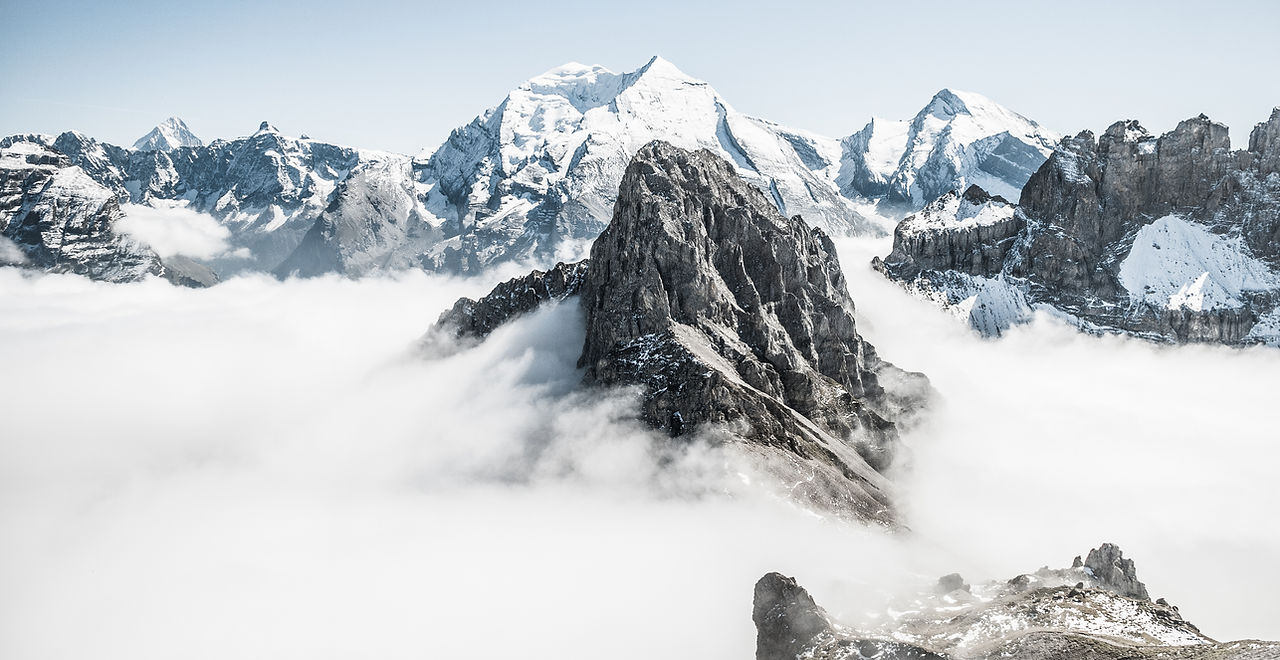 Mountains in Fog