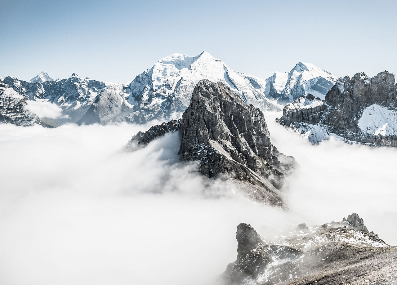 Mountains in Fog