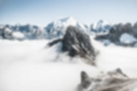 Mountains in Fog