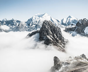 Mountains in Fog
