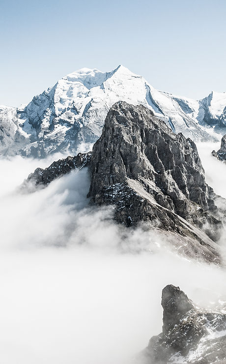 Mountains in Fog