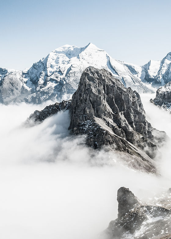 Mountains in Fog