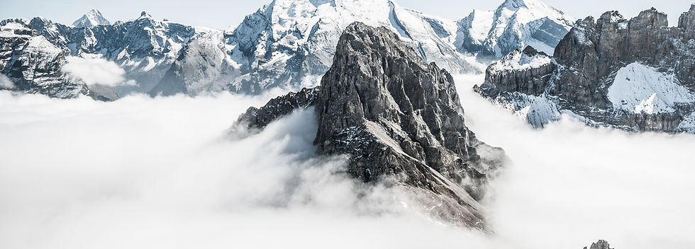 Mountains in Fog