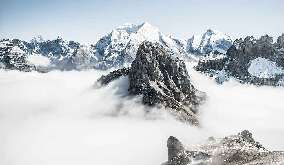 Mountains in Fog
