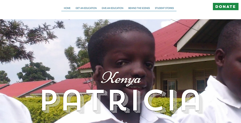 Patricia standing with her fellow high school students in Kenya. The Deaf Dream.