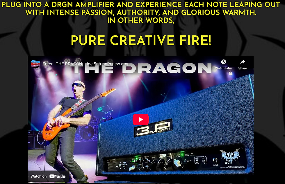 DRGN Amplifier Joe Satriani