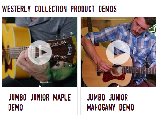 Guild Westerly Collection Product Demos