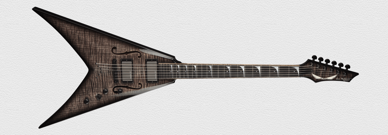 DAVE MUSTAINE STRADIVMNT CHARCOAL BURST