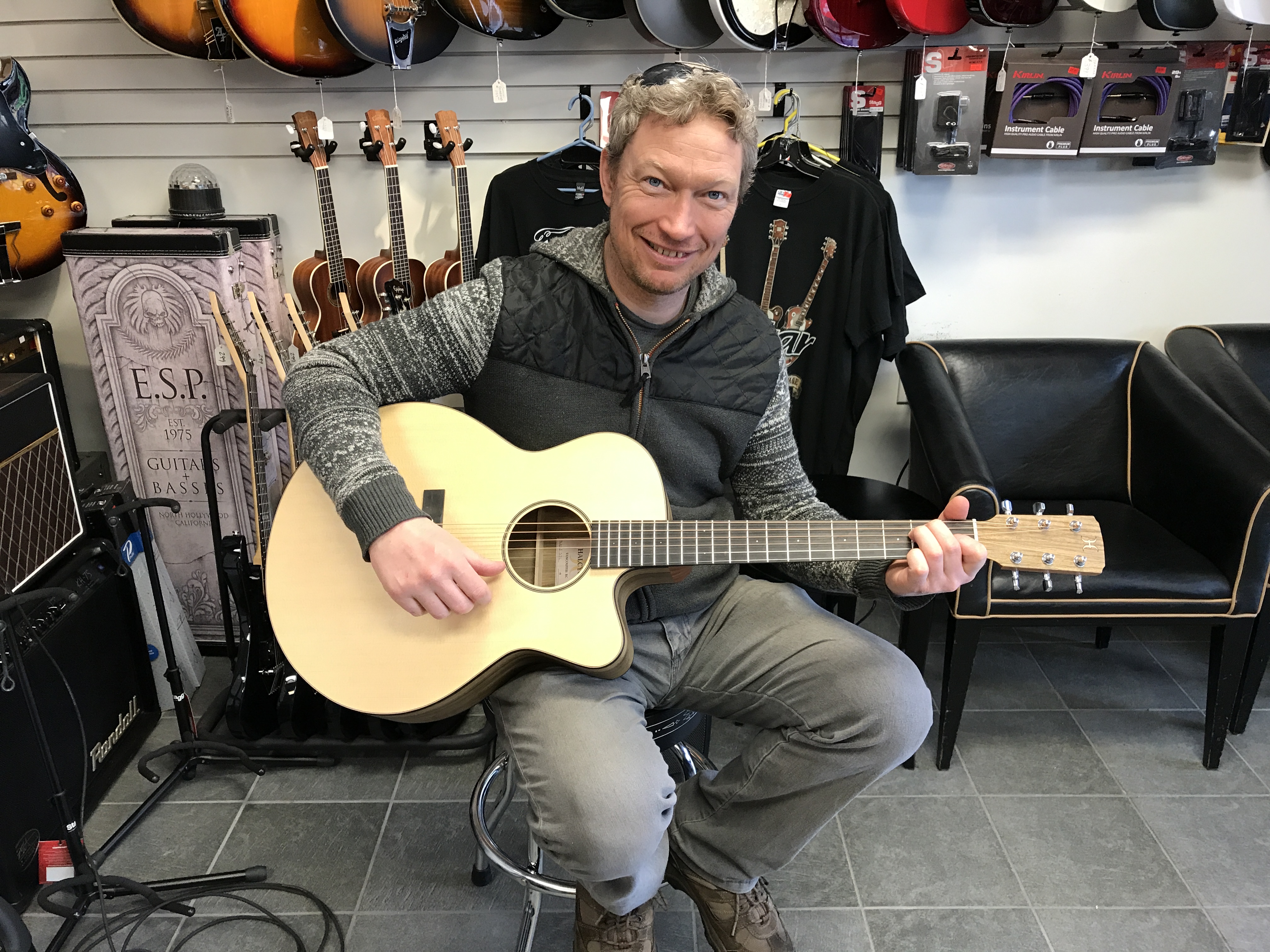 Ed Bond Latest Halcyon OM at Westcoast Guitars