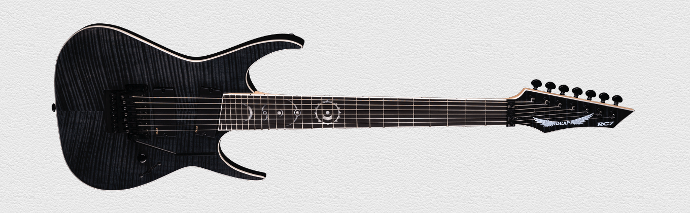 RUSTY COOLEY 7 STRING FLAME TOP TBK W_C