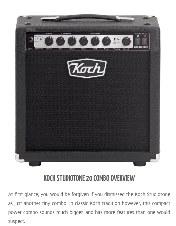Koch Studiotone 20 Combo
