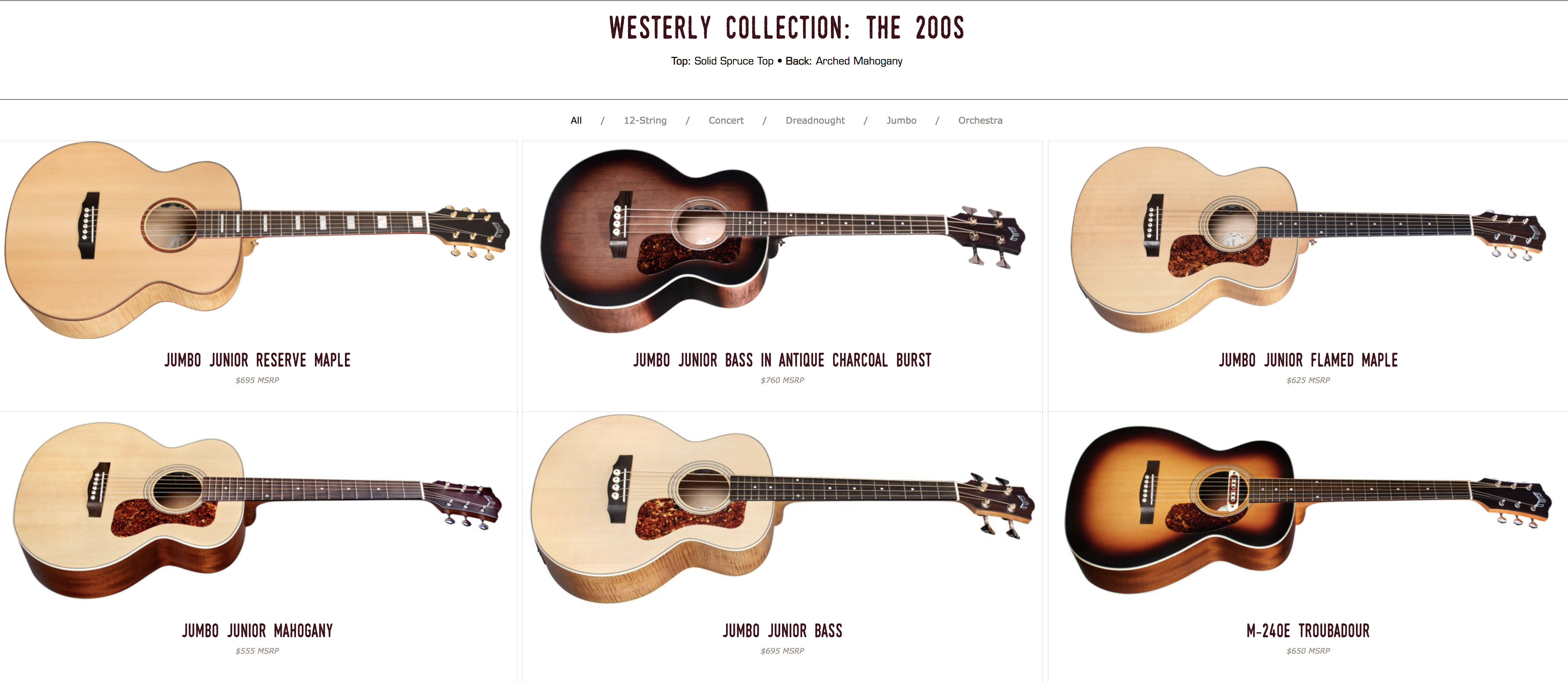 Guild Westerly The 200's