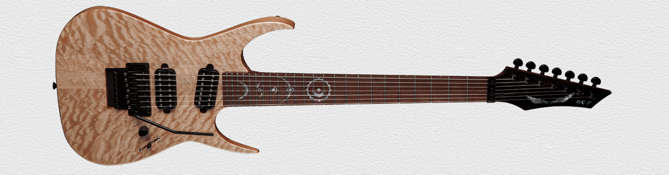 RUSTY COOLEY 7 STRING QUILT - OIL FINISH