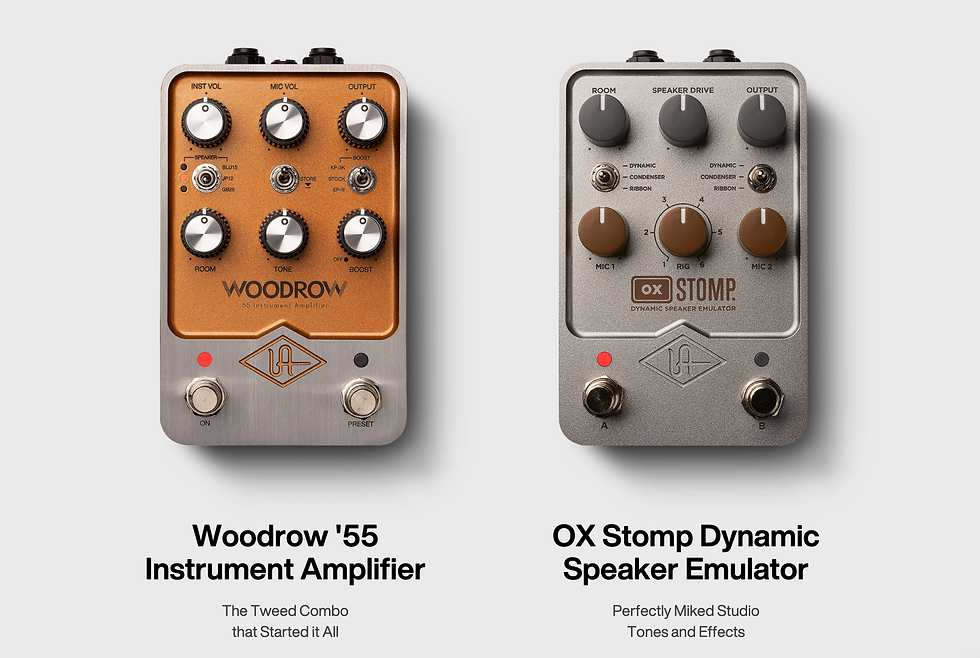 Woodrow '55 Amp and OX Stomp Dynamic Speaker Emulator