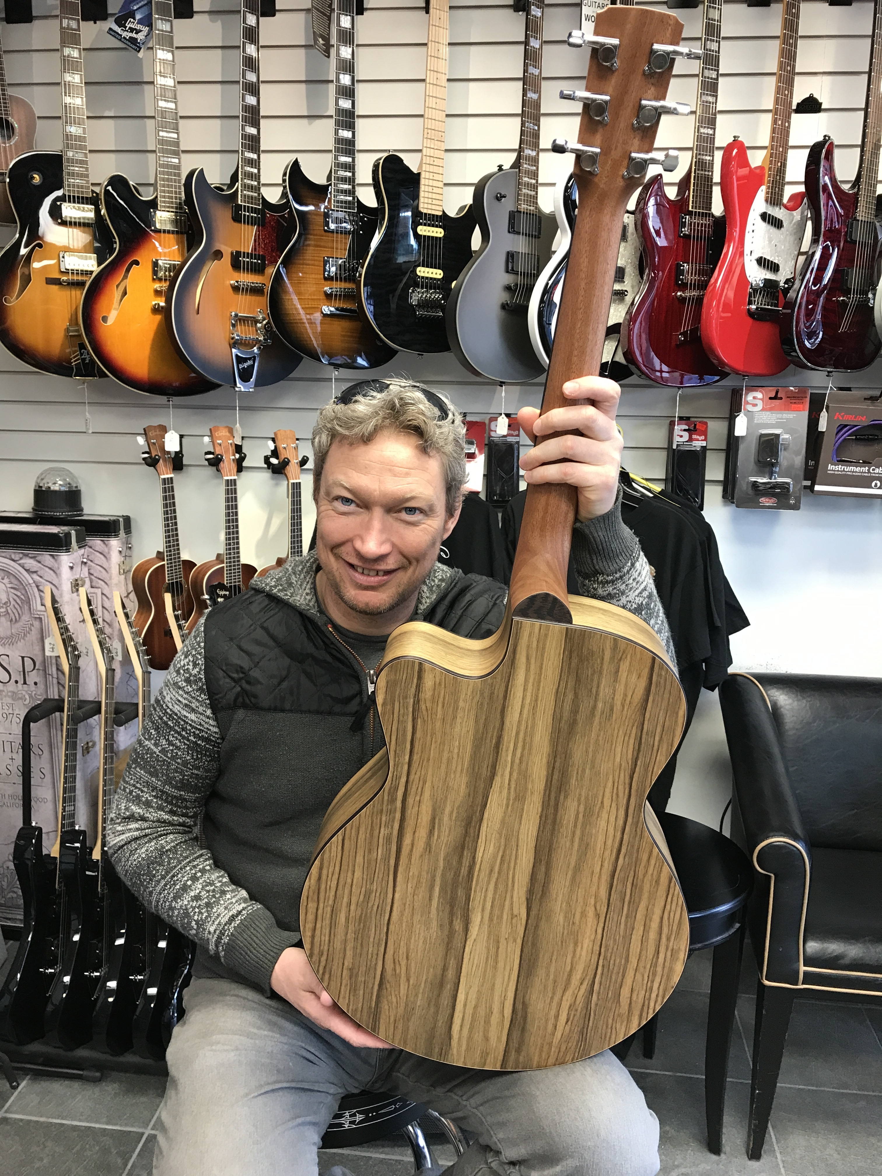 Ed Bond Latest Halcyon OM at Westcoast Guitars 2