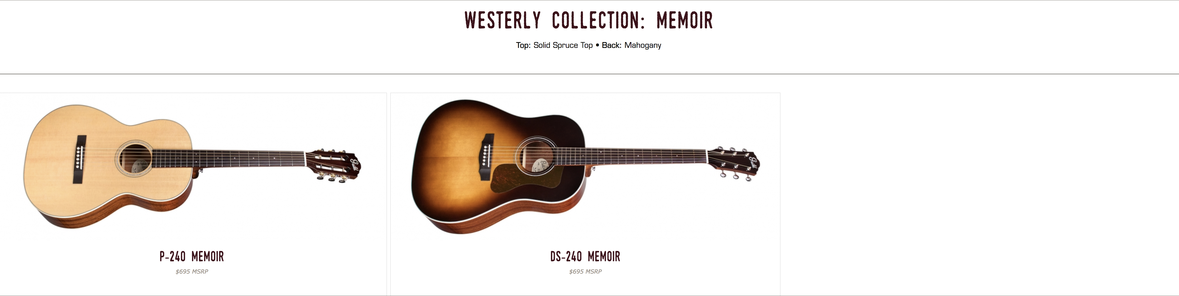 Guild Westerly Memoir