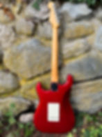 1965 Fender Stratocaster Metallic Red Back