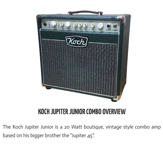 Koch Jupiter 20 Watt Junior Combo