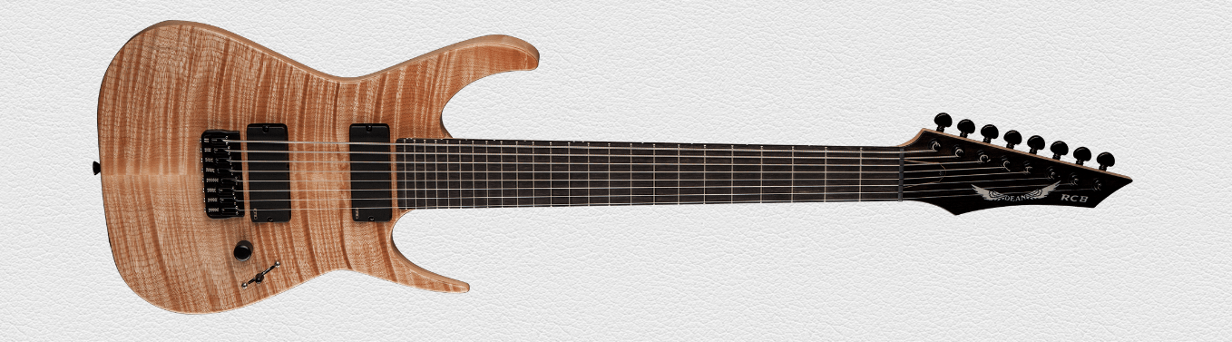 RUSTY COOLEY 8 STRING FLAME - OIL FINISH