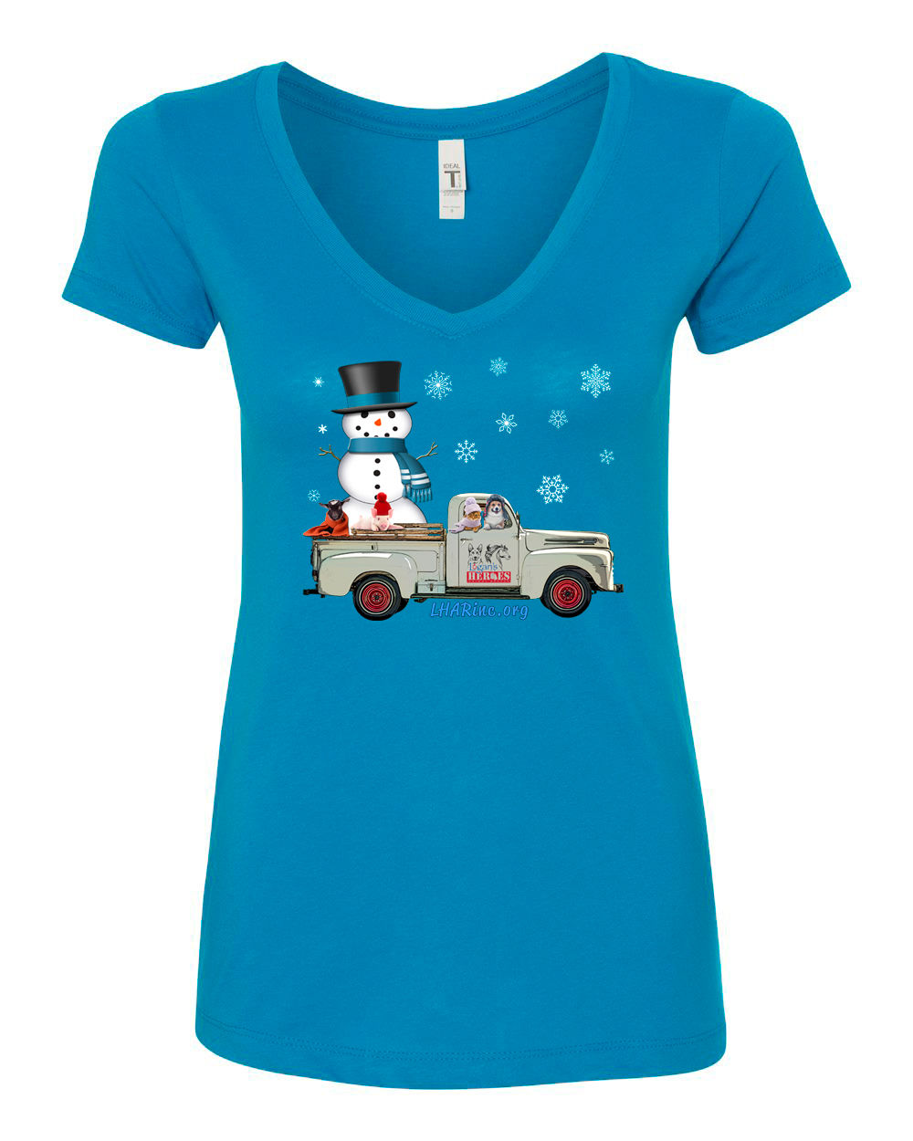 Ladies Vneck Winter Tshirt