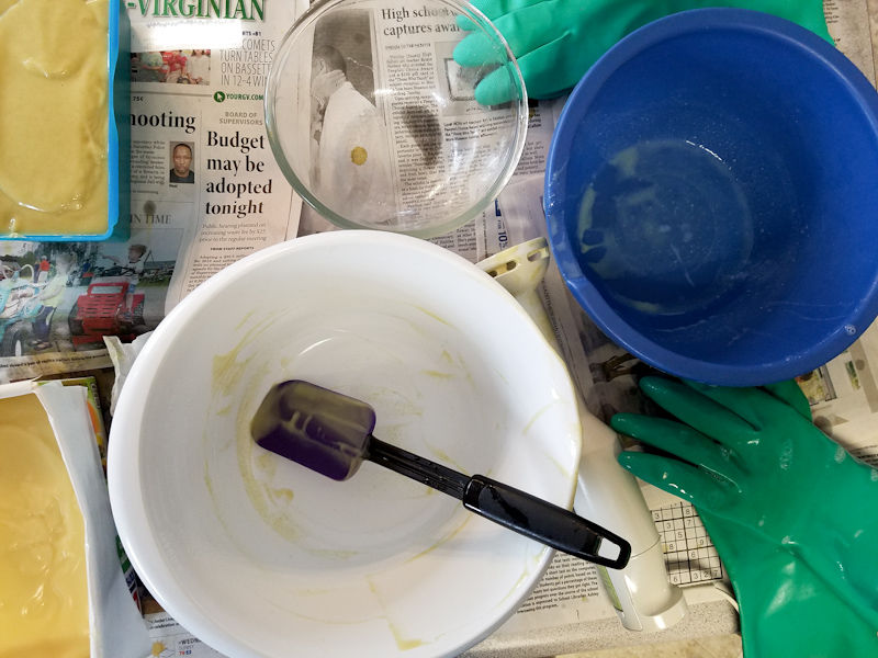 soapmaking dishes