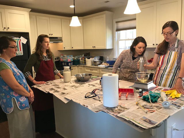 soap-making class