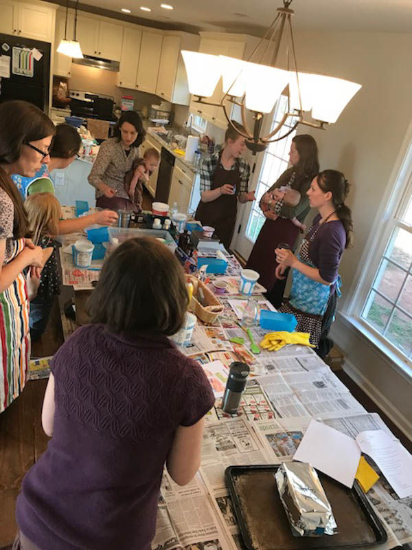 soap-making class