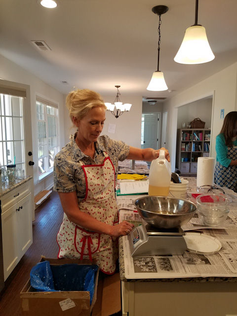 soap-making class
