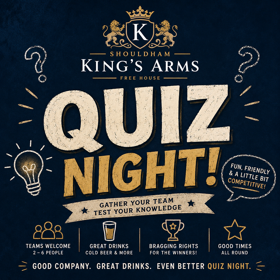 The King's Arms Monthy Quiz Night
