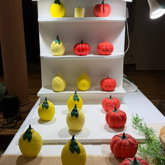 Bougie végétale citron parfumée frais