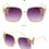 Thumbnail: Oversized Square Sunglasses Women Rhinestone Butterfly Frame Sun Glasses 2025 Lu