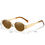 Thumbnail: New Sunglasses For Women And Men UV400 Sun Glasses Alloy Oval Eyewear