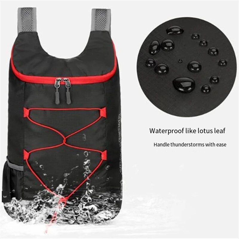 Thumbnail: Multifunctional Outdoor Folding Backpack High Density Lightweight Waterproof Nyl