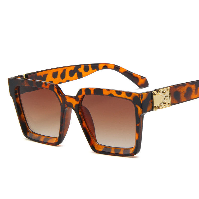 Thumbnail: Square Sunglasses Men Luxury Brand Designer Men Eyeglasses Luxury Retro High Qua