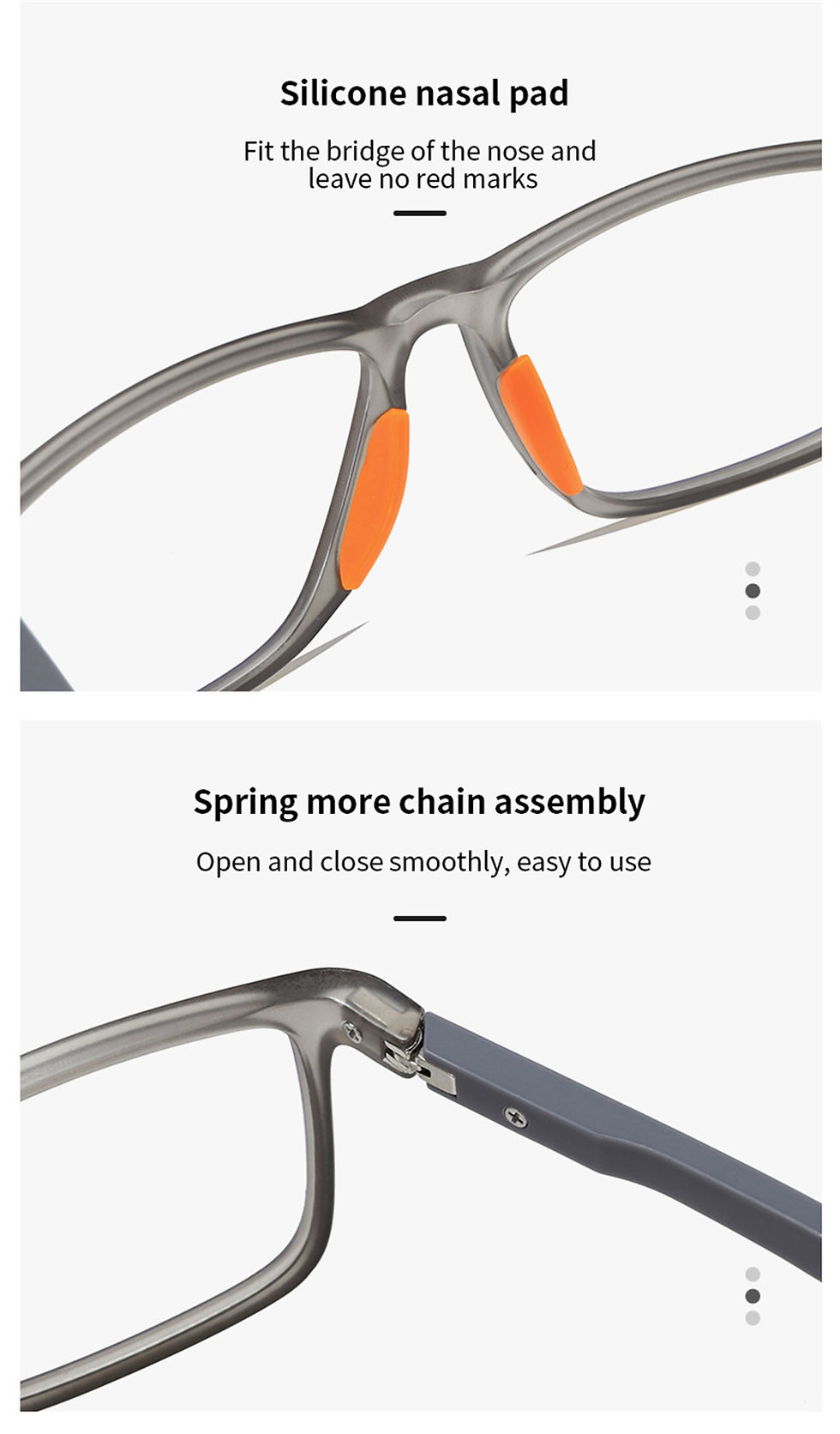 Thumbnail: TR90 Anti-blue Light Multifocal Reading Glasses Men Women Progressive Near Far E