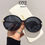 Thumbnail: Round Sunglasses Women 2023 Oversized Luxury Fashion Glasses  Vintage Shades Ret