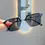 Thumbnail: Men Vintage Square Sunglasses Women Popular Anti-UV Finished Myopia Glasses Retr
