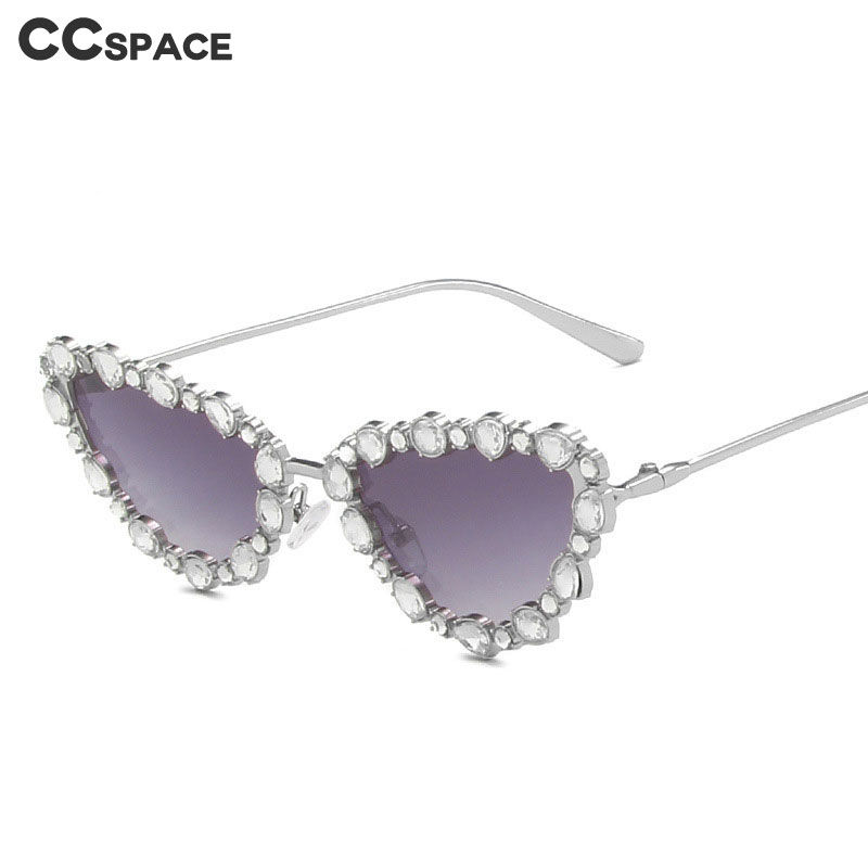 Thumbnail: 56219 Luxury Brand Diamond Sunglasses Women Cat Eye Retro Sun Glasses for Women 