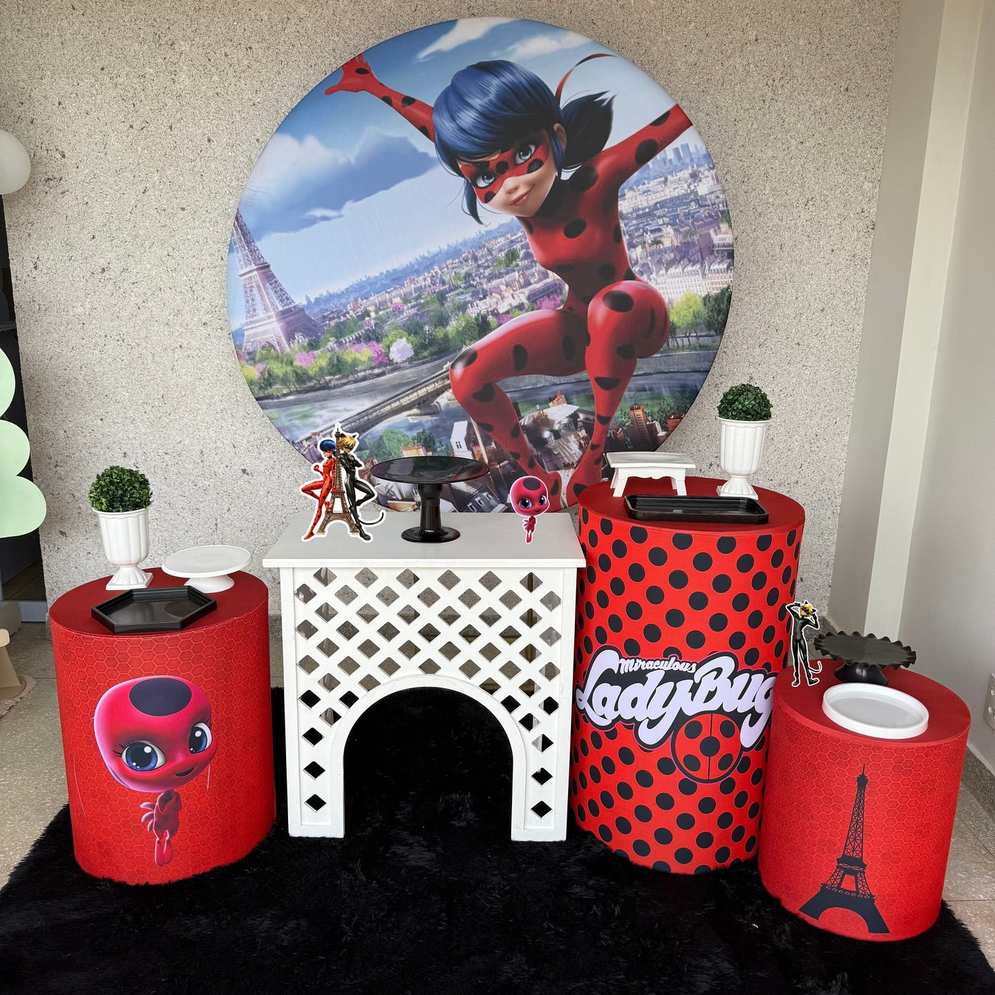 Decoração Ladybug - Pegue e monte