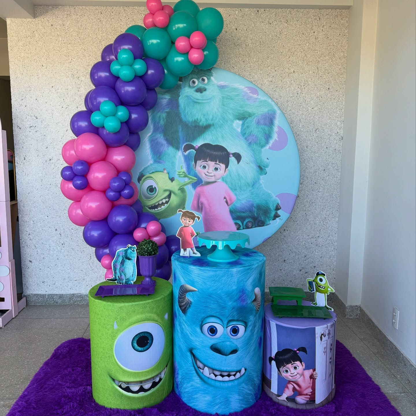 Decoracao Monstros SA / Boo - Pegue e monte 