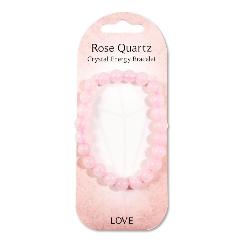 Rose quartz energy bracelet- Love