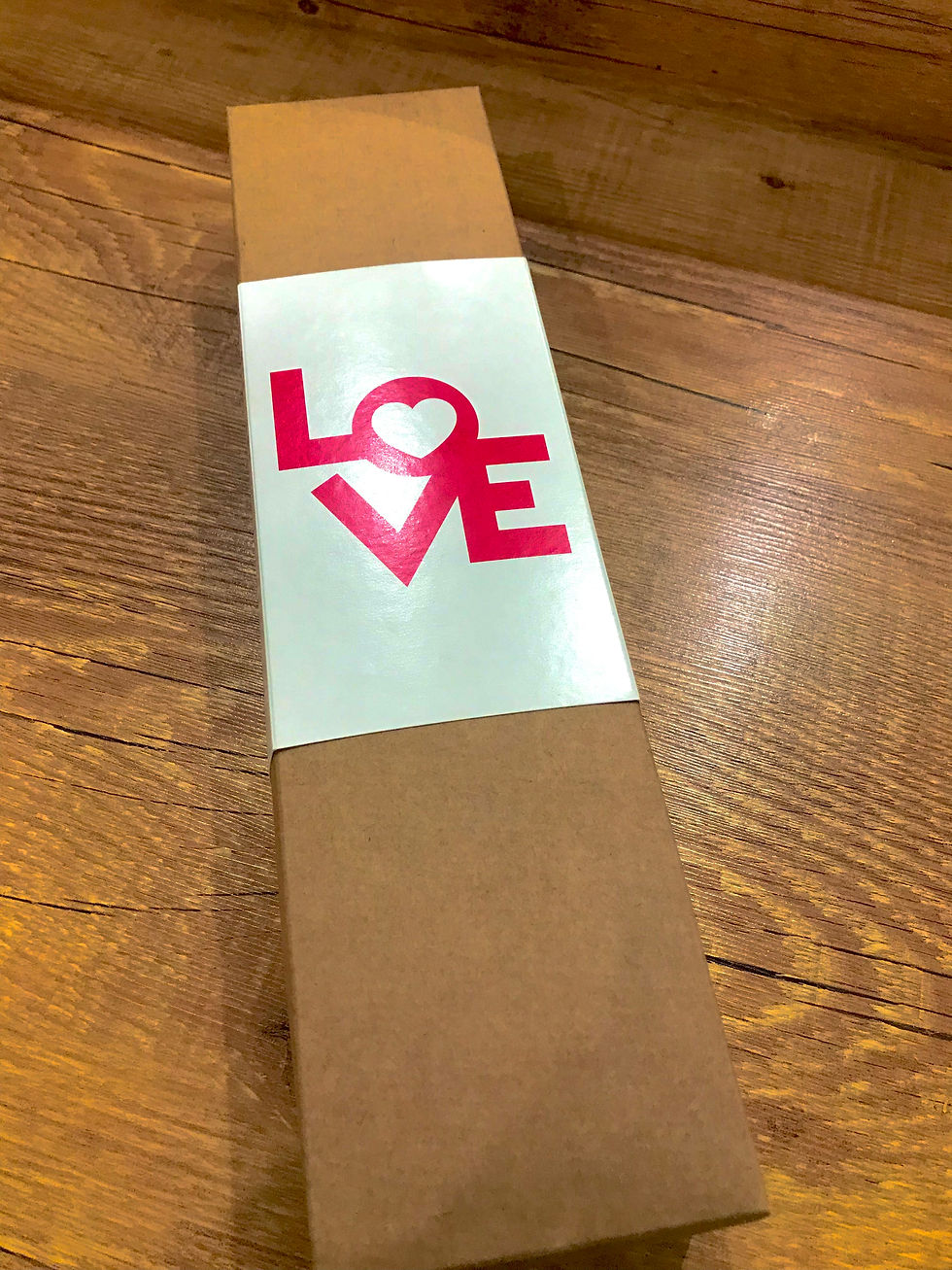 Miniatura: Love Box com tulipa e Ferrero Rocher