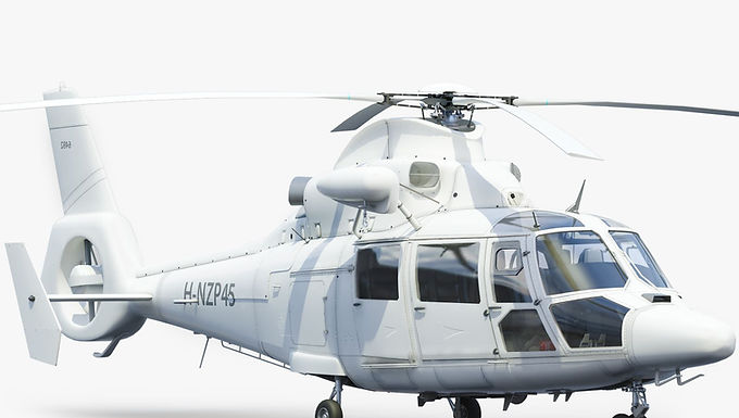 800 AS-365 white unpainted (long nose version)