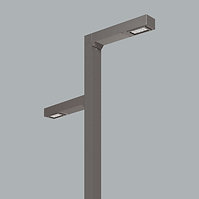 2-head, EMC-certified LED street light, 2 x 20 watts