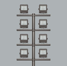Lighting for football pitch