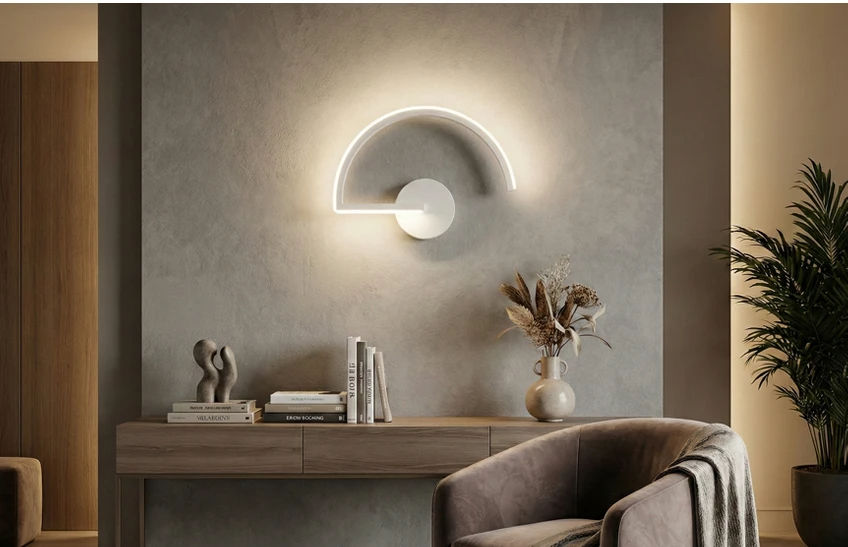 Miniaturbild: LED‑Wandlampe 25 cm mit schlankem Design